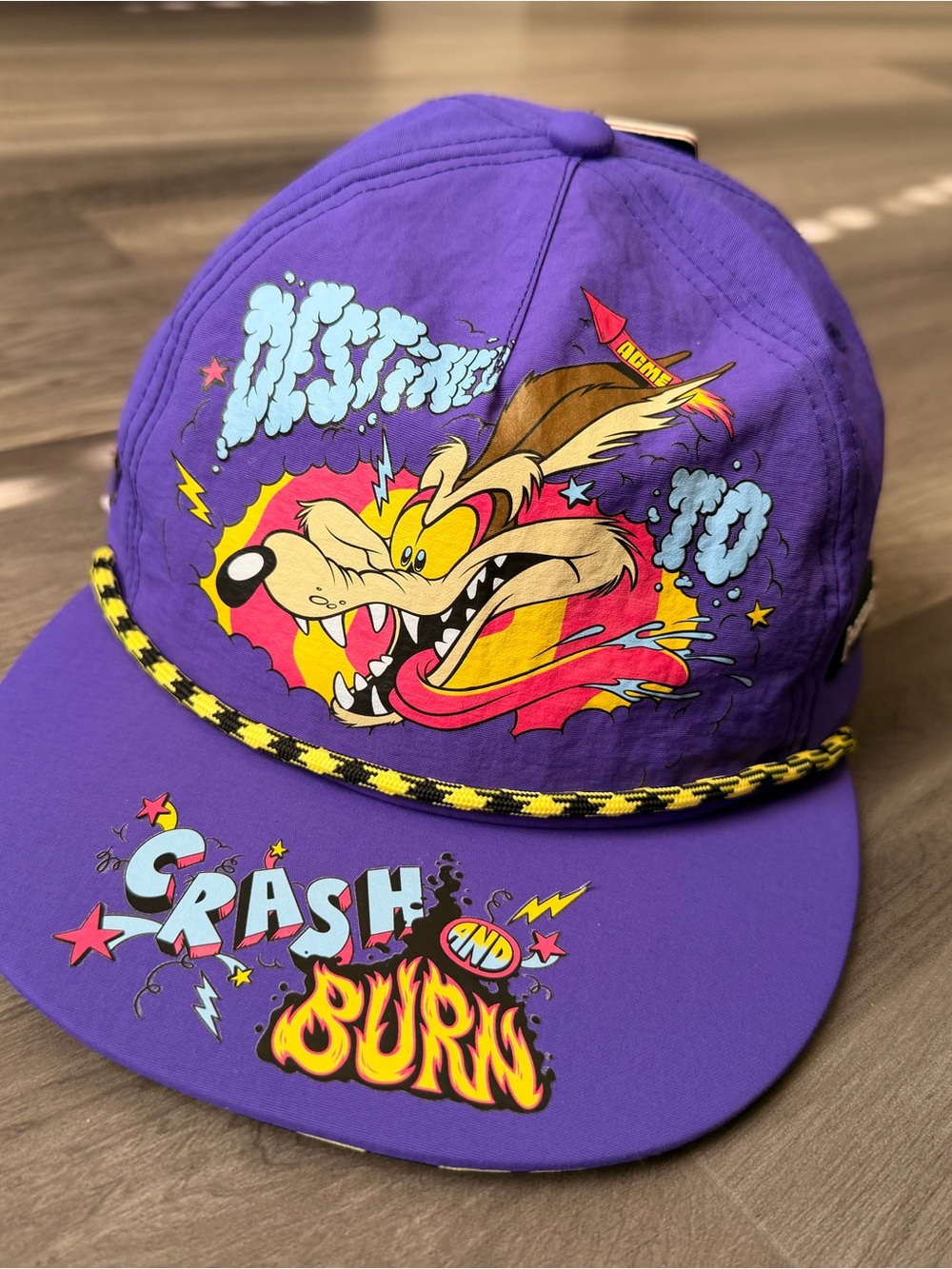 Capslab Flat Brim Wile E. Coyote Looney Tunes SnapBack Cap